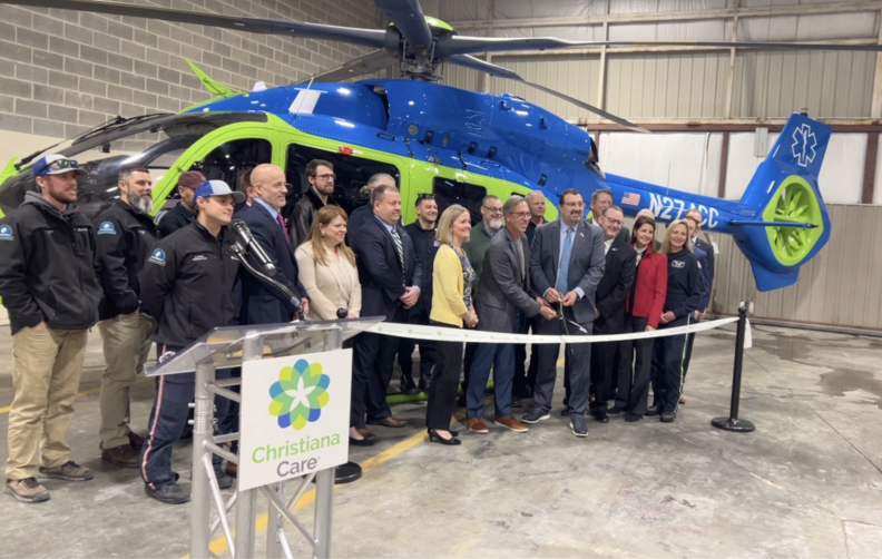 ChristianaCare gets a new EMS helicopter